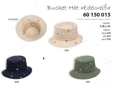 Bucket Hat Edelweiss